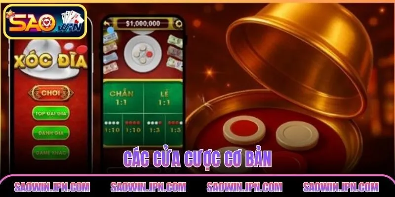 Các cửa cược cơ bản