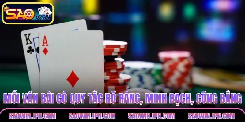 Phỏm SAOWIN – Hướng Dẫn Chi Tiết Luật Cách Chơi Hiệu Quả Mỗi ván bài có quy tắc rõ ràng, minh bạch, công bằng